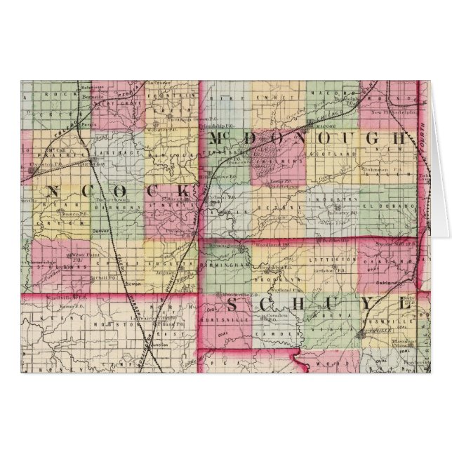 Hancock, McDonough, Schuyler-Landkreis (Vorderseite (Horizontal))