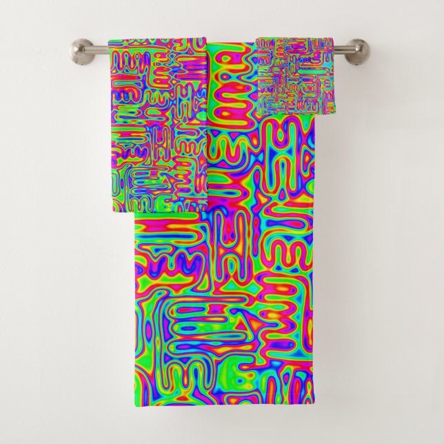 Hand and Digitally Painted Pattern art 42 (En situation)