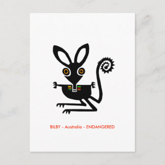 Hand - Aussie wild lebende Tiere - Marsupial - Postkarte