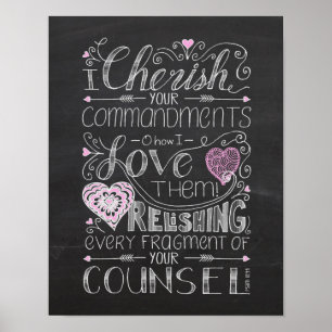 Hand beschriftete Bibel Tafel-Schrifts-Kunst Poster