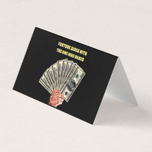 Hand-Besitz-Hundert-Dollar-Scheine-Finanzierung Visitenkarten