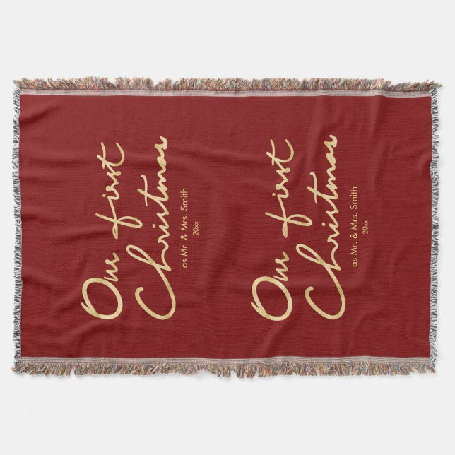  | Hand Brief 1 Weihnachten Decke (Vorderseite)