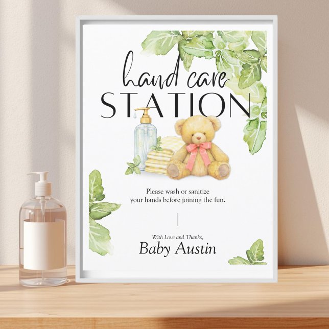 Hand Care Station Sign (Von Creator hochgeladen)