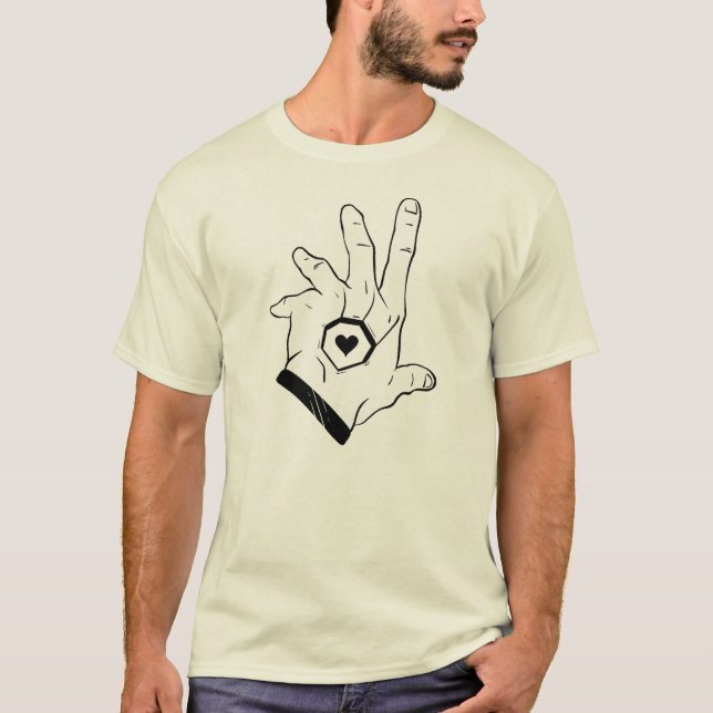 Hand der Liebe T-Shirt (Vorderseite)