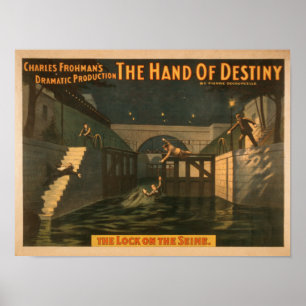 Hand des Schicksals "Die Schleuse an der Seine" Poster