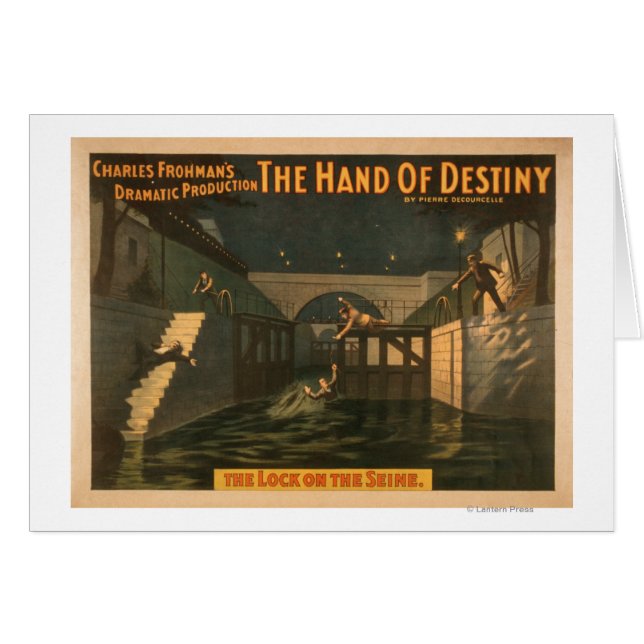 Hand des Schicksals "Schleuse auf der Seine" (Vorderseite (Horizontal))