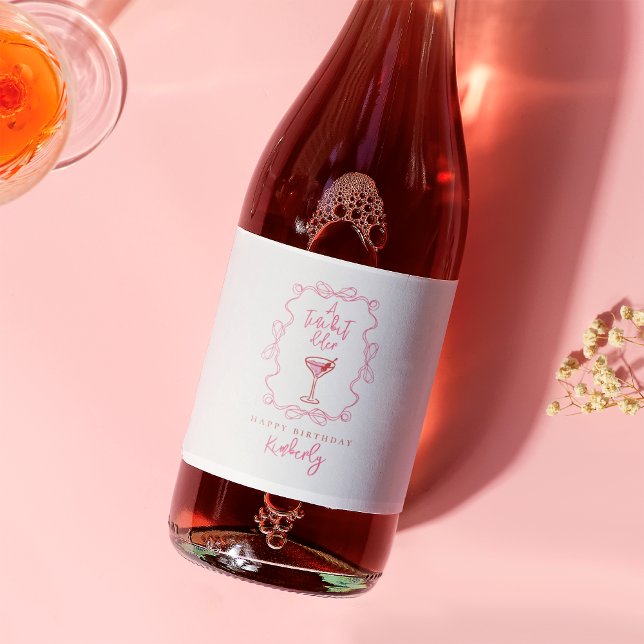 Hand Drawn A Tiny Bit Older Pink Martini Birthday (Von Creator hochgeladen)