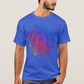 Hand Drawn Abstrakt Mandala T-Shirt