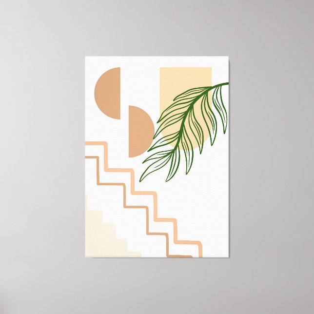 Hand Drawn Boho Wall Art #3 Leinwanddruck (Vorderseite)