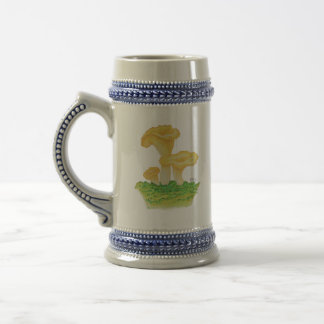 Hand Drawn Chanterelle Mushroom Bierglas