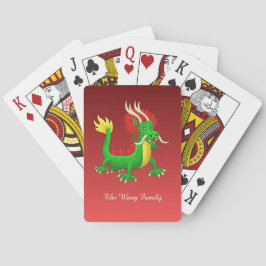 Hand Drawn Chinese Dragon Spielkarten