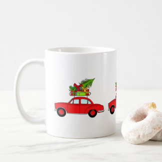 Hand drawn Christmas With Ohrfeigen Kaffeetasse