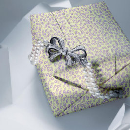 Hand drawn ditsy Lavender Daisies – Mini Floral Geschenkpapier Set