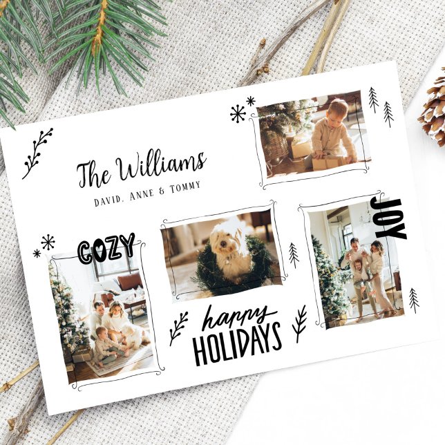 Hand Drawn Doodle 4 Foto Weihnachten (Von Creator hochgeladen)