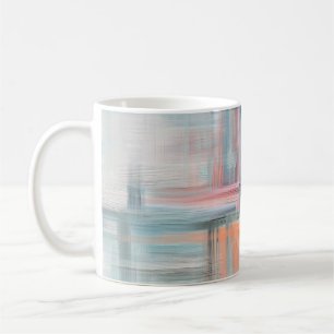 Hand drawn fine art painting. Oil on canvas, long Kaffeetasse