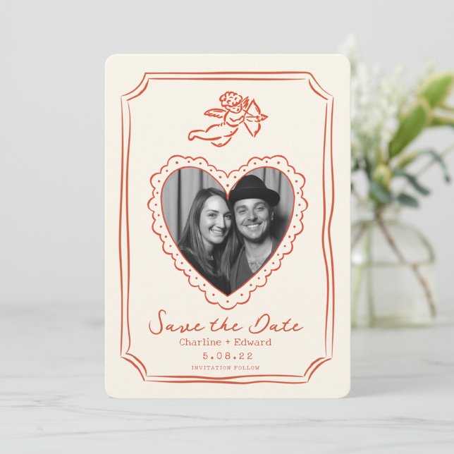 Hand Drawn Funky Handwriting Save the Date (Von Creator hochgeladen)