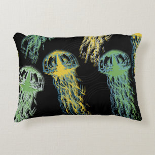 Hand drawn jellyfish texture. Raster hand drawn wa Dekokissen
