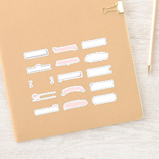 Hand Drawn Planner Frame Stickers Aufkleber