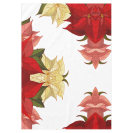 Hand Drawn Poinsettia Tischdecke