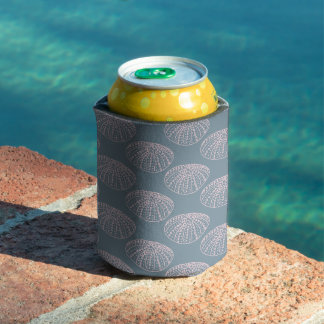 Hand-drawn Sea Urchin Cooler Dosenkühler