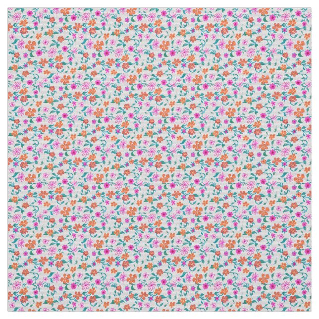 Hand Drawn Tiny Floral Pattern Stoff (Muster)