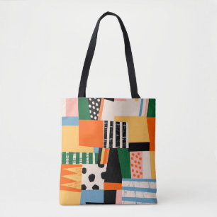 Hand drawn various shapes. Abstract contemporary s Tasche