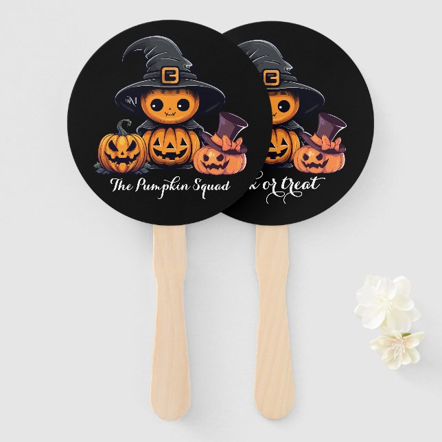 Hand Fan : HALLOWEEN Treat #09 Fächer (Vorne und Hinten)