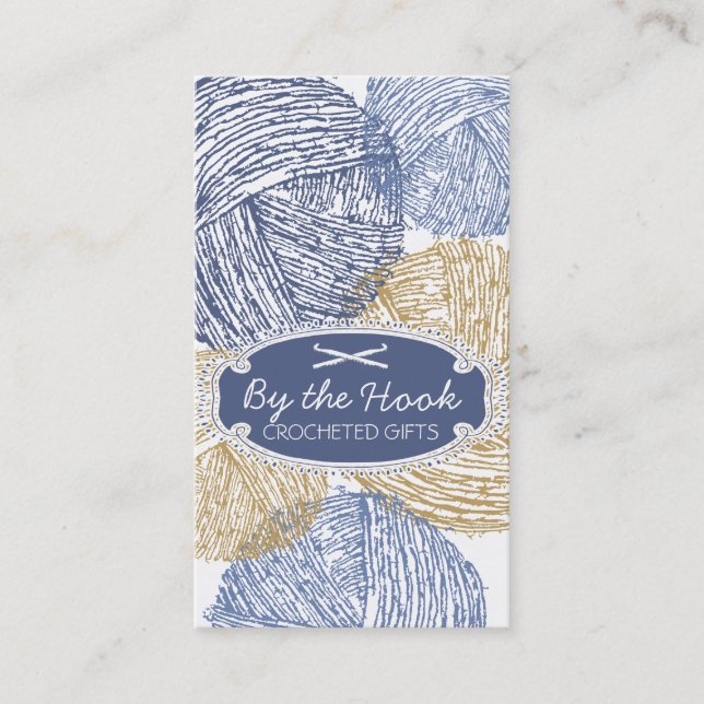 Hand gezeichnete flockige visitenkarte (Vorderseite)