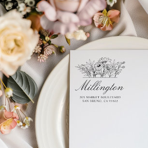 Hand-gezeichnete Gummistempel