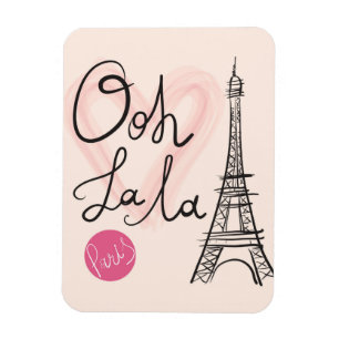 Hand gezeichneter Eiffel-Turm Magnet