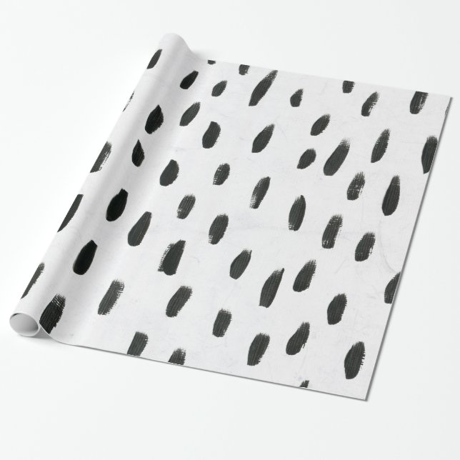 Hand gezeichnetes Gekritzel Geschenkpapier (Ungerollt)