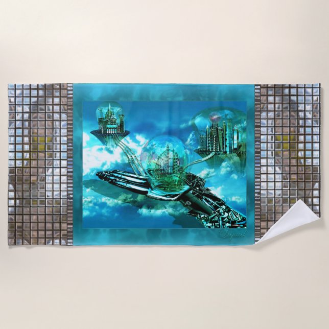 Hand Held Hope Strandtuch (Vorderseite)