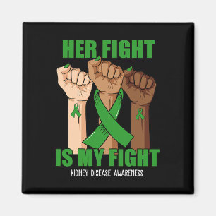 Hand Her Fight Ist Mein Kampf Nierenerkrankung Bew Magnet