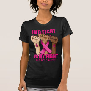 Hand ihr Kampf ist mein Brustkrebsbewusstsein T-Shirt