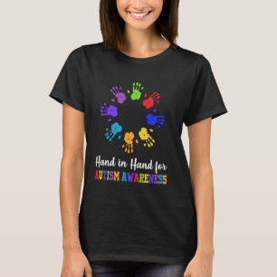 Hand in Hand für den Tag der Autismusaufklärung Un T-Shirt