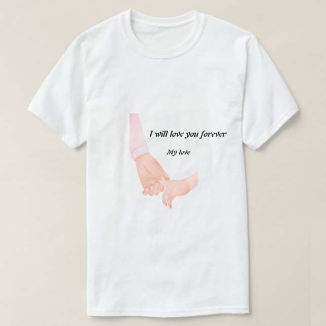 Hand in Hand Liebe Kunst - Kindergarten T-Shirt (Design vorne)