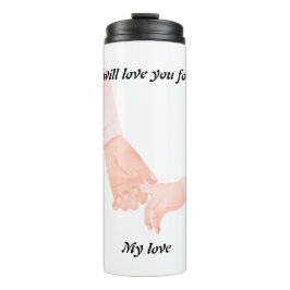 Hand in Hand Liebe Kunst - Kindergarten Thermosbecher