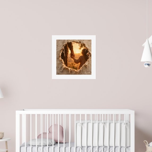 Hand in Hand Poster (Kinderzimmer 2)