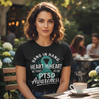 Hand in Hand PTSD-Bewusstsein Tri-Blend Shirt