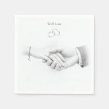 Hand in Hand Romantische Minimalistische Hochzeit