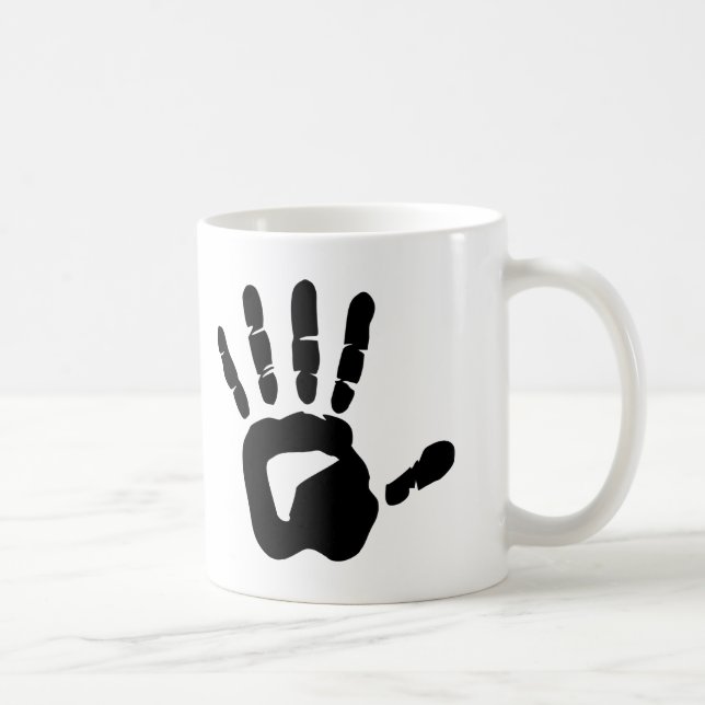 Hand Kaffeetasse (Rechts)