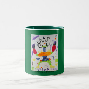 Hand Kong, durch Brian Dodd Zweifarbige Tasse
