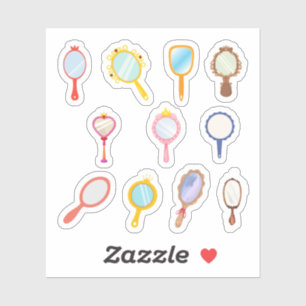 Hand Mirror Stickers Aufkleber