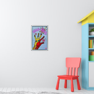 'Hand of Friendship - High 5' Kids Poster
