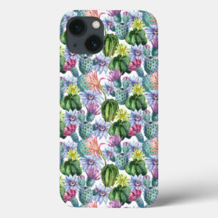 Hand Painted Watercolor Cactus Pattern Case-Mate iPhone Hülle