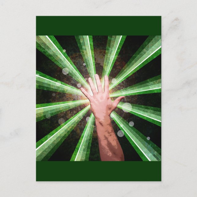 Hand Postkarte (Vorderseite)