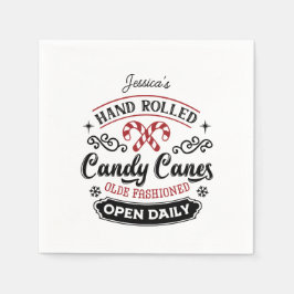 Hand Rolled Candy Cane | Bauernhof Serviette