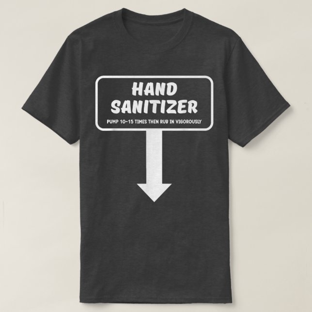 Hand SanitizerFunny Adult Humor Weihnachten scheuß T-Shirt (Design vorne)