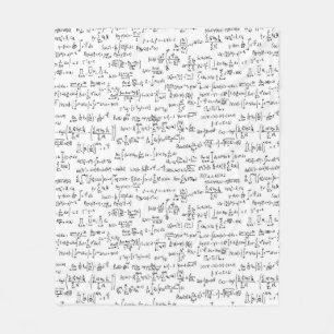 Hand schriftliche Mathe-Gleichungen // Fleecedecke