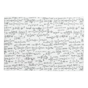 Hand schriftliche Mathe-Gleichungen // Kissenbezug